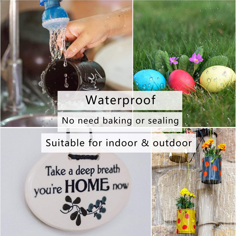 Dažų žymeklis 4,0 mm vidutinis antgalis, niekada neišblunkantis Greitai džiūstantis, nuolatinis žymeklis Alyvinio pagrindo vandeniui atsparus dažų žymeklio rašiklio rinkinys, skirtas uolų tapybai