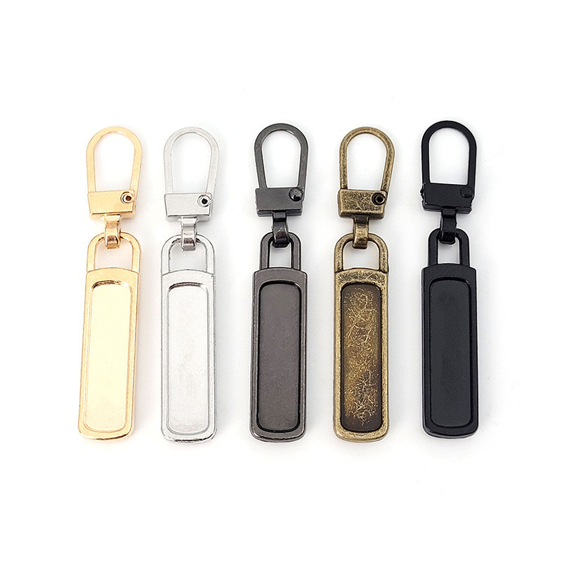 5 бр. Резервен метален цип, плъзгач, плъзгач, плъзгач, комплект за ремонт на яке за дрехи, DIY занаятчийски шевни ципове