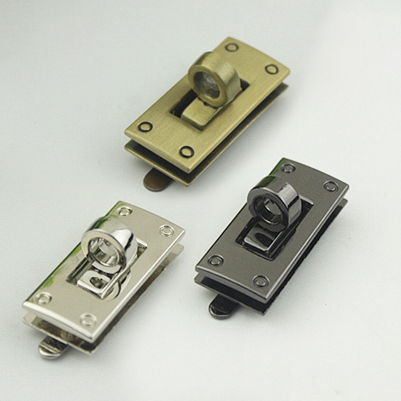 1 vnt., metalinis pasukamas užraktas, susukamas užrakto užsegimas, skirtas odiniam rankdarbiui, rankinė, rankinė, rankinė, piniginė „pasidaryk pats“ aparatūros priedas