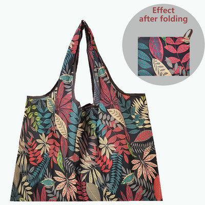 Найлонова голяма сгъваема еко пазарска чанта за многократна употреба Kawaii Tote Cartoon Водоустойчиви дамски чанти за магазин в супермаркет Сладки