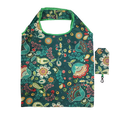 Сгъваема пазарска чанта за многократна употреба Висококачествена чанта с голям размер Еко чанта Водоустойчива чанта за тениска Магазинни чанти Дамски чанти