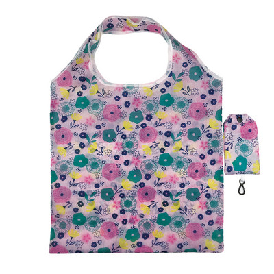 Сгъваема пазарска чанта за многократна употреба Висококачествена чанта с голям размер Еко чанта Водоустойчива чанта за тениска Магазинни чанти Дамски чанти