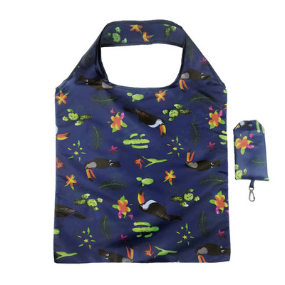 Сгъваема пазарска чанта за многократна употреба Висококачествена чанта с голям размер Еко чанта Водоустойчива чанта за тениска Магазинни чанти Дамски чанти