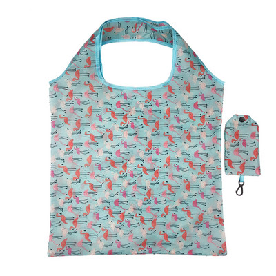 Сгъваема пазарска чанта за многократна употреба Висококачествена чанта с голям размер Еко чанта Водоустойчива чанта за тениска Магазинни чанти Дамски чанти