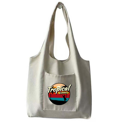 Модна дамска платнена пазарска чанта Сгъваема дамска чанта за супермаркет Естетични персонализирани дамски еко чанти за многократна употреба Super Mistress