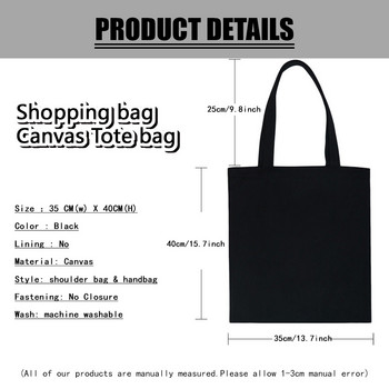 Γυναικεία τσάντα αγορών Καμβά Shopper Shopper Shoulder Bag Eco Handbag 2023 Fashion Organizer Tote Bag Commute Grocery Bag Mouth Print