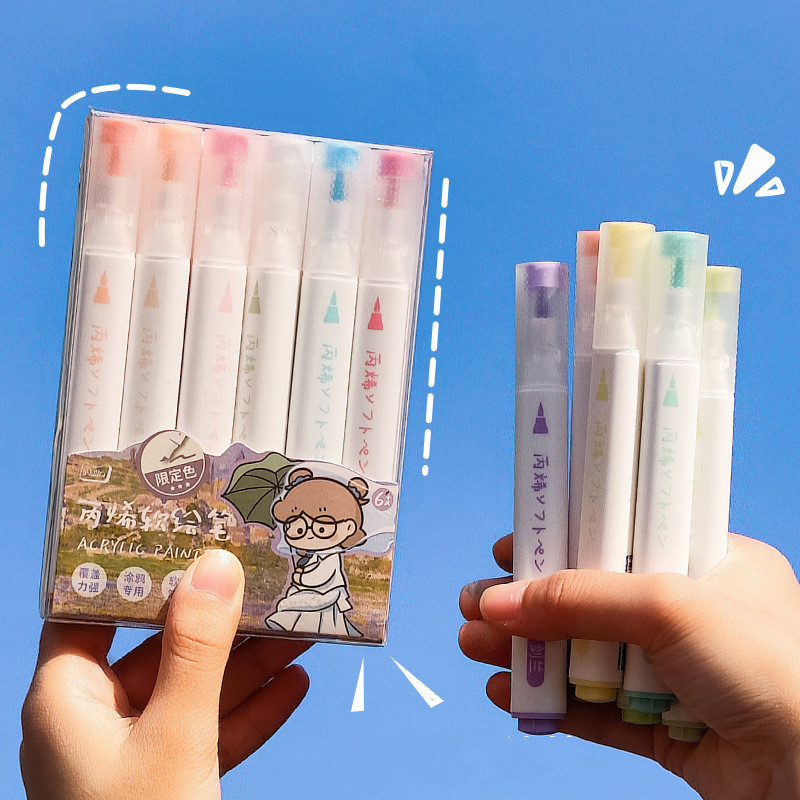 Химикалки с акрилни бои Маркери за рисуване, Химикалки с фина точка за рисуване върху скали Стъкло Дърво Керамика Плат Метално платно, Изкуство за рисуване