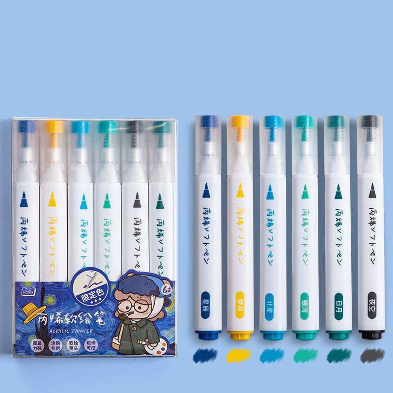 Химикалки с акрилни бои Маркери за рисуване, Химикалки с фина точка за рисуване върху скали Стъкло Дърво Керамика Плат Метално платно, Изкуство за рисуване