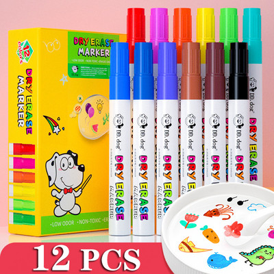 арт маркери 12 цвята детска писалка за рисуване Направи си сам плаваща писалка може да се използва за керамично стъкло платно графити консумативи за рисуване