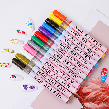 Акрилни маркери ученици спринцовка маркери за нокти Направи си сам писалка за оцветяване нови маркери на водна основа хайлайтър изкуство с маркери