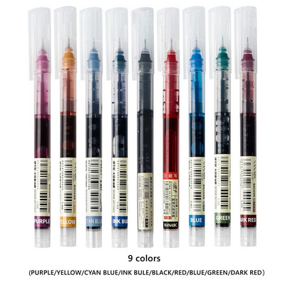 30 цветни бързосъхнещи гел химикалки, комплект училищни офис дневници, маркери за рисуване, права течна ролкова химикалка, търкалящи се химикалки