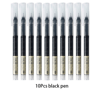 30 цветни бързосъхнещи гел химикалки, комплект училищни офис дневници, маркери за рисуване, права течна ролкова химикалка, търкалящи се химикалки