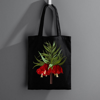 Индивидуална пазарска чанта с цветен принт от Eco Canva платнена дамска чанта през рамо Дамска чанта Shopper Tote Студентска чанта за книги за лаптоп