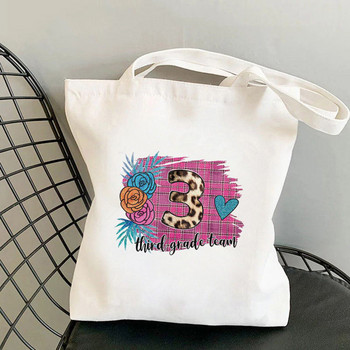 Tote Shoulder Lady Bag Γυναικεία Τσάντα Shopper Ορισμός Teacher Printed Kawaii Bag Harajuku Shopping Canvas Shopper Bag Τσάντα για κορίτσι