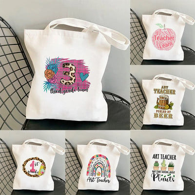 Ženska torba na rame Ženska shopper torba Definition Teacher Printed Kawaii torba Harajuku Shopping platnena shopper torba torba za djevojke