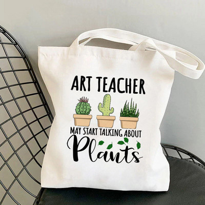 Дамска чанта през рамо Дамска чанта Shopper Чанта Definition Teacher Printed Kawaii Bag Harajuku Shopping Canvas Shopper Bag чанта за момиче