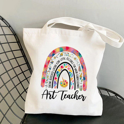 Дамска чанта през рамо Дамска чанта Shopper Чанта Definition Teacher Printed Kawaii Bag Harajuku Shopping Canvas Shopper Bag чанта за момиче