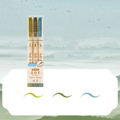 3 бр./комплект маркери за изкуство Химикалки Студентски рисунки Писане Направи си сам дневник Многоцветна мека писалка за рисуване Kawaii Канцеларски материали Ученически пособия