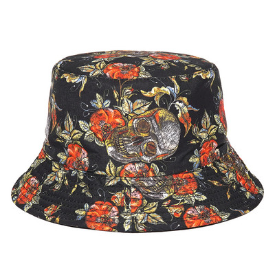 2022 модна лятна рибарска шапка с печат на Пейсли Реверсивни шапки Harajuku Bucket Hat за жени Мъже Street Hip Hop Cap Риболовна шапка