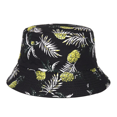 2022 модна лятна рибарска шапка с печат на Пейсли Реверсивни шапки Harajuku Bucket Hat за жени Мъже Street Hip Hop Cap Риболовна шапка