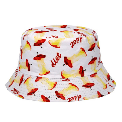 2022 модна лятна рибарска шапка с печат на Пейсли Реверсивни шапки Harajuku Bucket Hat за жени Мъже Street Hip Hop Cap Риболовна шапка