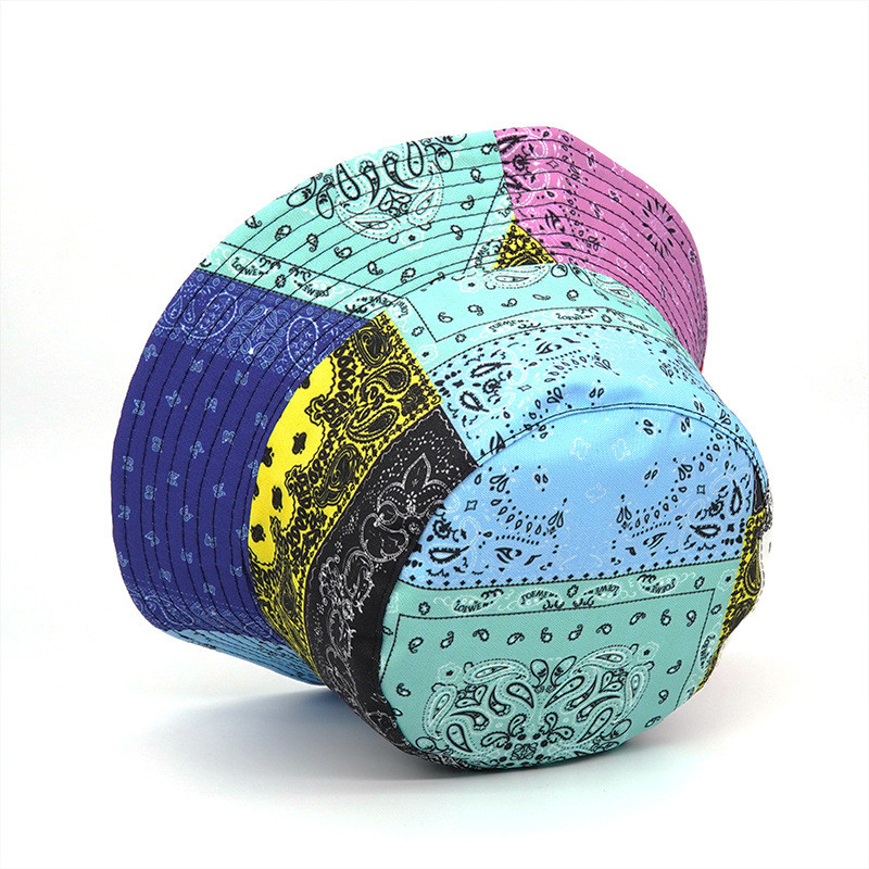 2022 модна лятна рибарска шапка с печат на Пейсли Реверсивни шапки Harajuku Bucket Hat за жени Мъже Street Hip Hop Cap Риболовна шапка