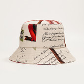 2023 Луксозна панамска шапка с кофа Мъжки жени Лятна шапка с кофа с фламинго с принт Боб шапка Хип-хоп Gorros Fishing Fisherman Hat