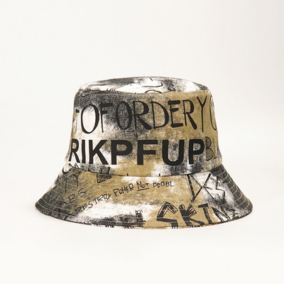 2023 Луксозна панамска шапка с кофа Мъжки жени Лятна шапка с кофа с фламинго с принт Боб шапка Хип-хоп Gorros Fishing Fisherman Hat