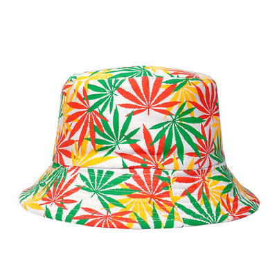 2023 Луксозна панамска шапка с кофа Мъжки жени Лятна шапка с кофа с фламинго с принт Боб шапка Хип-хоп Gorros Fishing Fisherman Hat