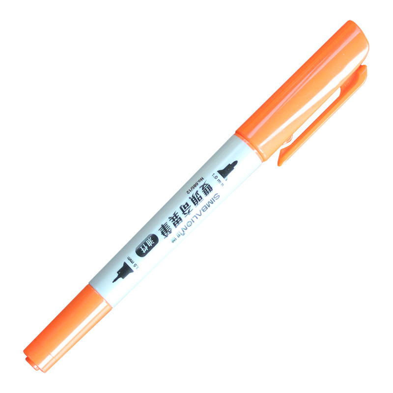 SIMBALION 12 цвята маркер с двойна глава Маркер на маслена основа Направи си сам картина платно лексикон дневник плакат арт консумативи