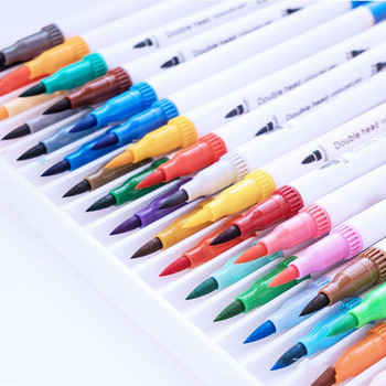 Προμήθειες Σχέδιο με ακουαρέλα πινέλο στυλό γραφείου Σχολείο χρώματος μαρκαδόρος στυλό νερό χρώμα στυλό μαρκαδόροι Σετ σχεδίασης Μαρκαδόρος τέχνης