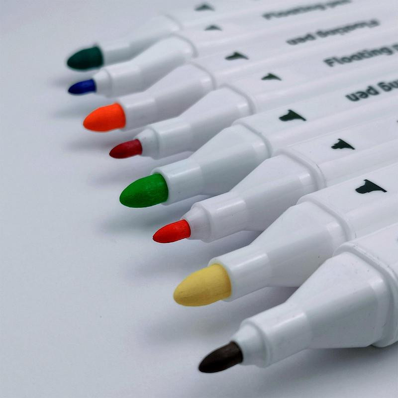 Плаващи химикалки за рисуване 4 цвята Химикалки за рисуване с вода с плаващо мастило Маркери за многократна употреба без каша за деца, за да създават изкуство върху вода