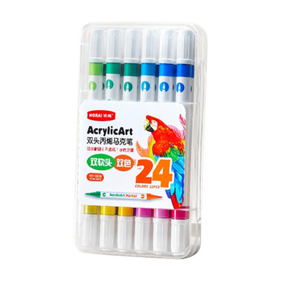 E9LB akrilfesték-toll jelölőtoll Scrapbookinghez és kártyakészítéshez művészeti kellékekhez