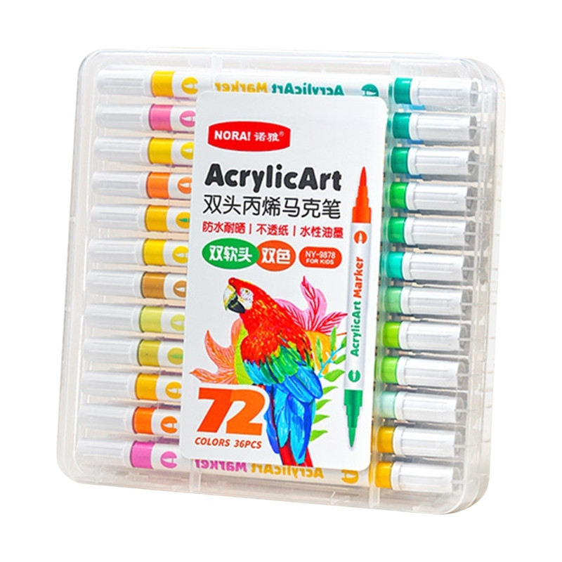 E9LB Химикалки с акрилни бои Химикалки-маркери за скрапбукинг и изработка на картички Художествени материали