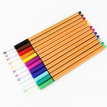 12 Χρώματα/Σετ Diy Metal Marker Set Anime Manga Calligraphy Brushes Graffiti Art Fine Line Painting Pen Painting Σχολικά είδη