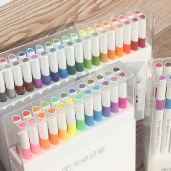 Художествени маркери Стандартни цветни измиващи акварелни химикалки Ученици Деца Четка Канцеларски материали Офис Училищни пособия за писане