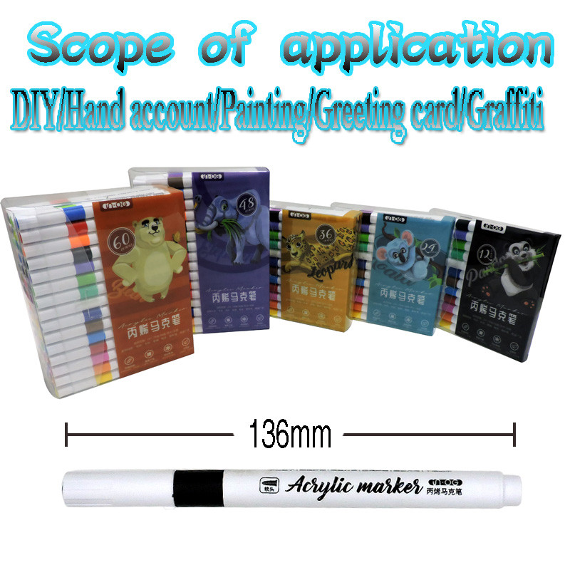 Акрилна боя Направи си сам Ръчна сметка Рисуване Поздравителна картичка Графити Художествени принадлежности Училищен маркер Маркиращ химикал Оцветител Рисуване