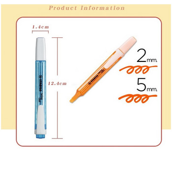 1 бр. STABILO Swing Cool Bright Color Highlighter Pen, джобен маркер Liner Spot Highlighter Drawing F586