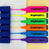Σετ 6 τμχ Candy Color Highlighter 4mm Λόγος Μαρκαδόρος Τέχνης Φθορίζον Στυλό Γραφείο Σχολική Γραφή Σχέδιο Γκράφιτι Χαρτικά