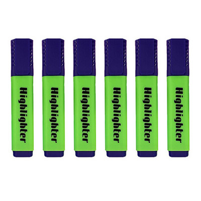 Σετ 6 τμχ Candy Color Highlighter 4mm Λόγος Μαρκαδόρος Τέχνης Φθορίζον Στυλό Γραφείο Σχολική Γραφή Σχέδιο Γκράφιτι Χαρτικά