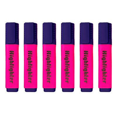Σετ 6 τμχ Candy Color Highlighter 4mm Λόγος Μαρκαδόρος Τέχνης Φθορίζον Στυλό Γραφείο Σχολική Γραφή Σχέδιο Γκράφιτι Χαρτικά