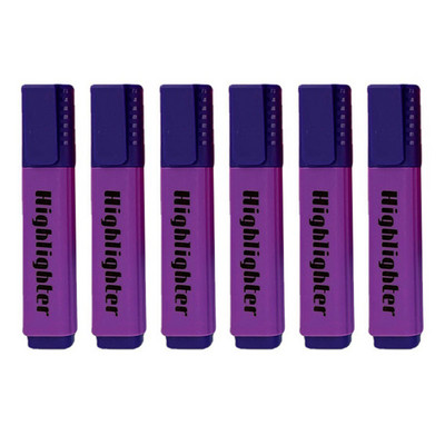 Σετ 6 τμχ Candy Color Highlighter 4mm Λόγος Μαρκαδόρος Τέχνης Φθορίζον Στυλό Γραφείο Σχολική Γραφή Σχέδιο Γκράφιτι Χαρτικά