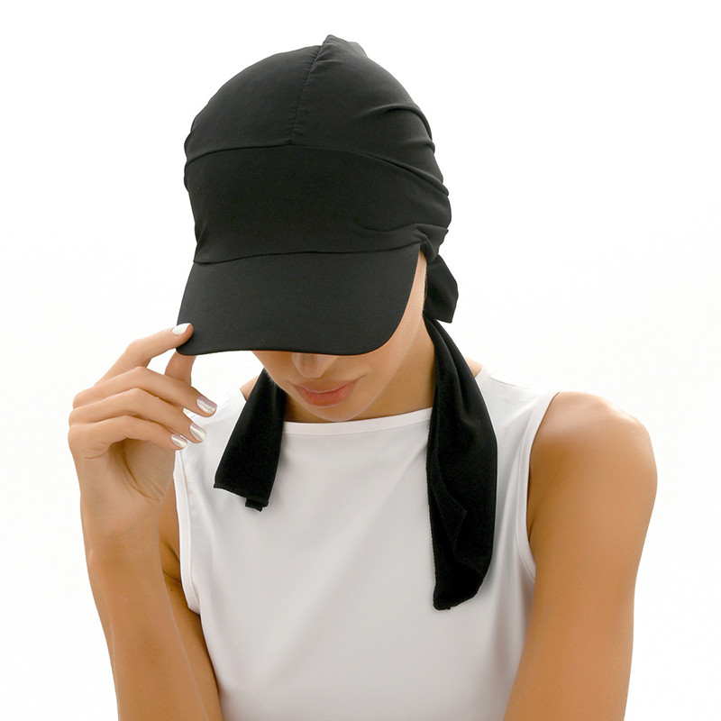 Дамска шапка с тюрбан Бейзболна шапка с широка периферия Сенник Шапки Дамски външни шапки с тюрбан Шал Меки шапки с хиджаб Забрадка Turbante Mujer