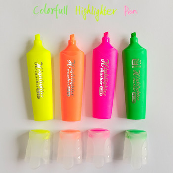 Хайлайтери Art Assorted Colors Хайлайтър Химикалки Съхнещи бързо, нетоксични маркери за хайлайтъри за възрастни Детски химикалки