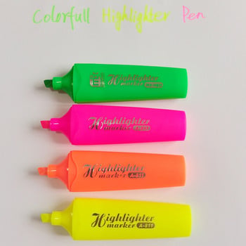 Хайлайтери Art Assorted Colors Хайлайтър Химикалки Съхнещи бързо, нетоксични маркери за хайлайтъри за възрастни Детски химикалки