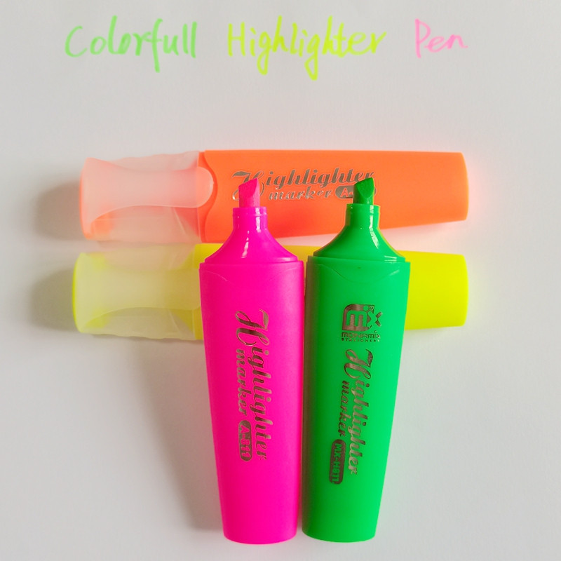 Highlighters Art Culori asortate Pixuri Highlighter Vârf daltă Se usucă rapid Markere non-toxice Highlighter pentru adulți Copii Pixuri