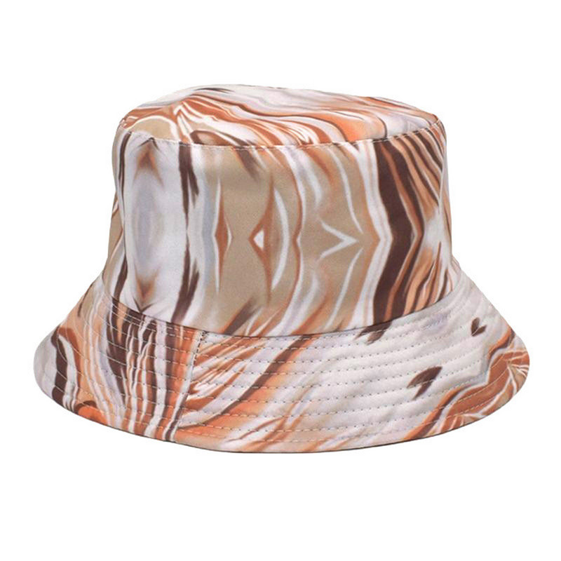 Дамска лятна мода Плажна регулируема миеща се памучна шапка-кофа Шапка за слънце Шапка за открито Риба шапка Шапка Дамска