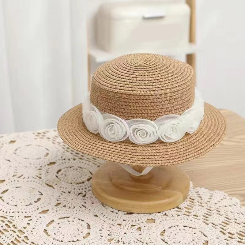 Ваканционна шапка Ръчно изработена панамска шапка в стил Хепбърн Изненадващ подарък за приятелка за църковни ваканции във френски стил Drop Shipping