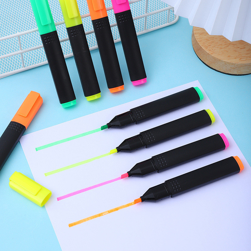 10 бр. Highlighter Специален знак за ученик Цветен изтриваем офис Училищни принадлежности Soild Практични прости модни графити