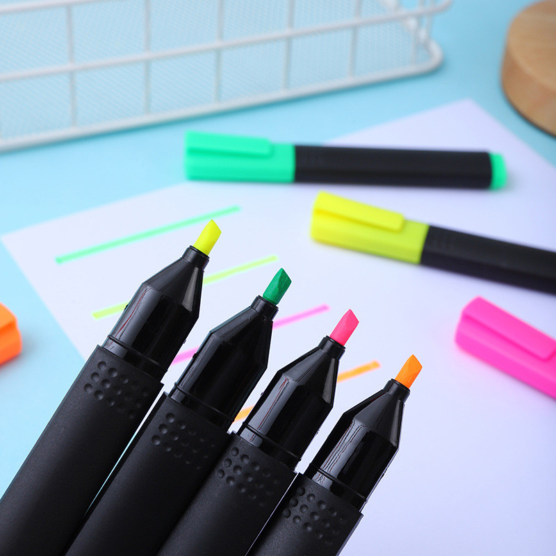 10 бр. Highlighter Специален знак за ученик Цветен изтриваем офис Училищни принадлежности Soild Практични прости модни графити